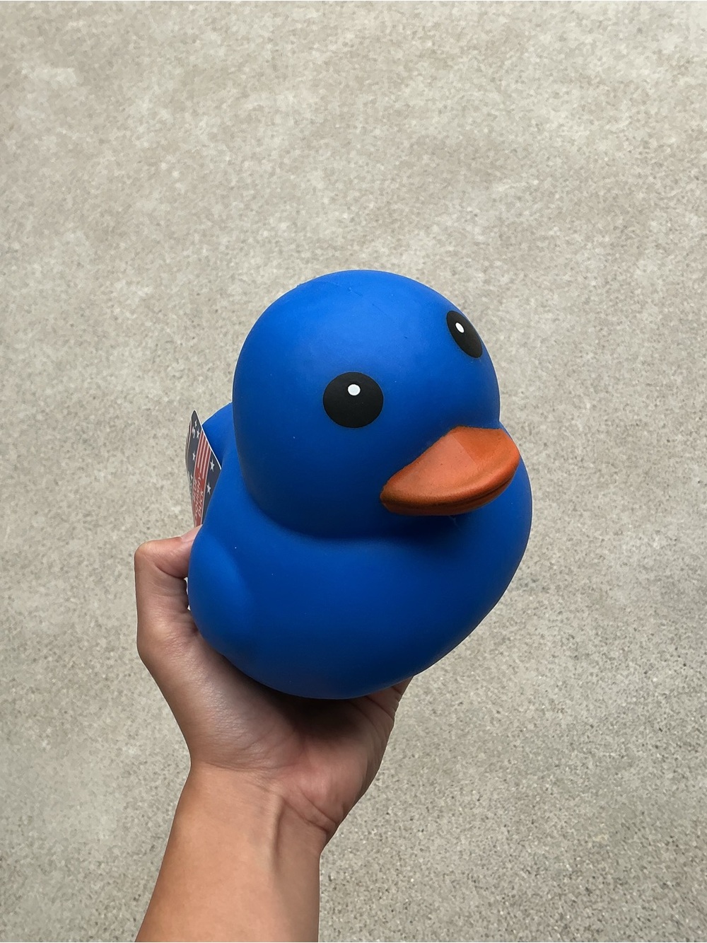 Sunny Days Blue Patriotic Squishy Duck New with Tags Rare Viral